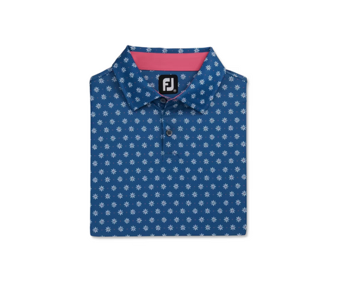 FootJoy Men's Flower Foulard Lisle Polo