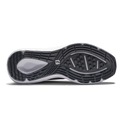 FootJoy QMotion men's golf shoes in Black/Black/Red – outsole view