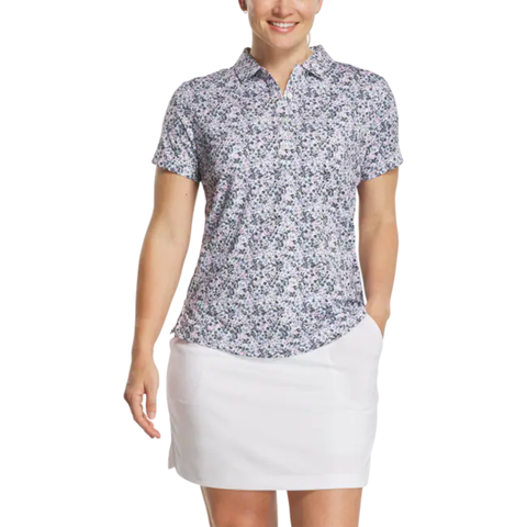 FootJoy Short Sleeve Women's Shirt | Orchid Floral
