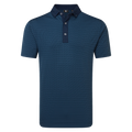 FootJoy Star Geo Pique Men's Polo Navy – front view