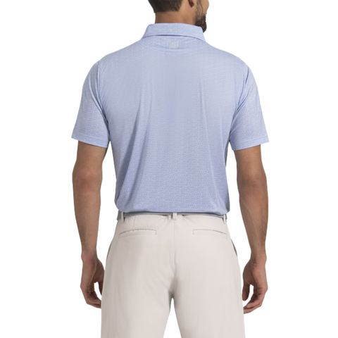 FootJoy Tee Time Lisle Men's Polo | Periwinkle/Ice Water