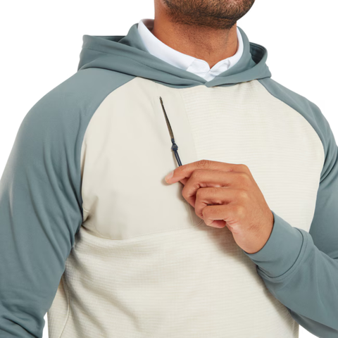 FootJoy ThermoSeries Pullover Hoodie | Stone Green