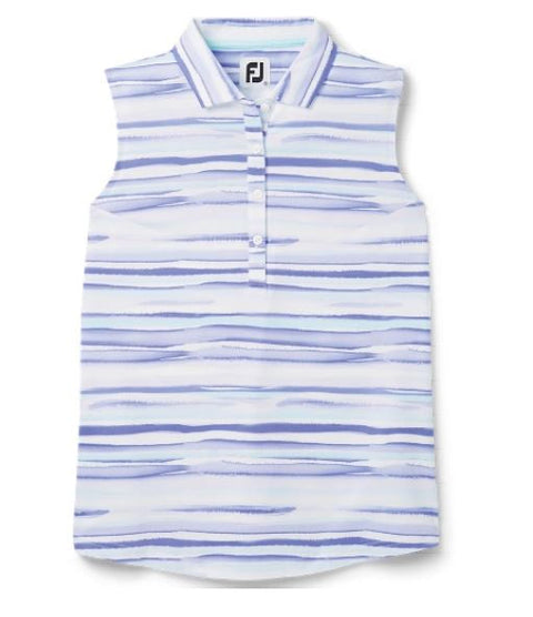 FootJoy Women's Sleeveless Watercolour Polo