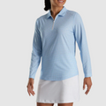 FootJoy Womens Sun Protection Shirt Blue Houndstooth