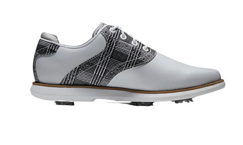 FootJoy Womens Traditions Golf Shoes White/Dark Multi Print