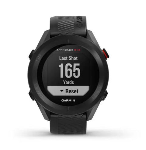 Garmin S12 Watch showing the distance of a recent shot