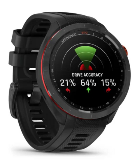 Garmin S70 watch showing driving accuracy