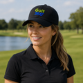 Golf 360 38° South Cotton Golf Cap | Black