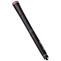 The Golf Pride CP2 Pro Golf Grip is black with a textured pattern, red and white accents, Control Core technology, and Golf Pride printed in white near the bottom.