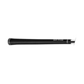 The Golf Pride Tour Velvet Undersize Golf Grip is a black grip with a textured surface and white Golf Pride branding near the top. It features a tapered design for women and fits securely on a golf club shaft.