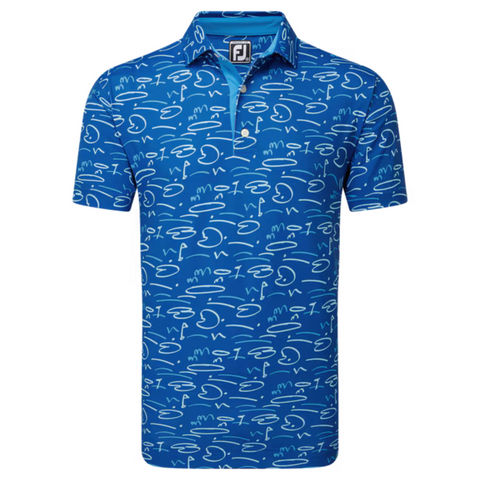 FootJoy Golf Course Doodle Men's Polo