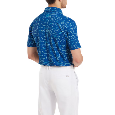 FootJoy Golf Course Doodle Men's Polo