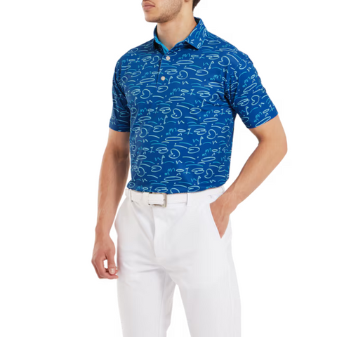 FootJoy Golf Course Doodle Men's Polo