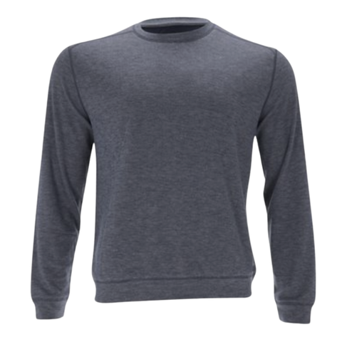 Greg Norman Coastal Crew Neck Men's Pullover | Navy Heather