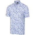 Greg Norman Men's Splash Printed Golf Polo M