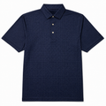 Greg Norman Rangefinder Men's Golf Polo in Navy