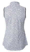 Greg Norman Women's Sleeveless Floral Print Polo