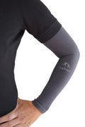 IceRays 50+ Protective Cooling Arm Sleeves charcoal colour