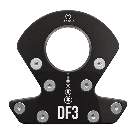 L.A.B. Golf DF3 Stock Putter Black – sole view