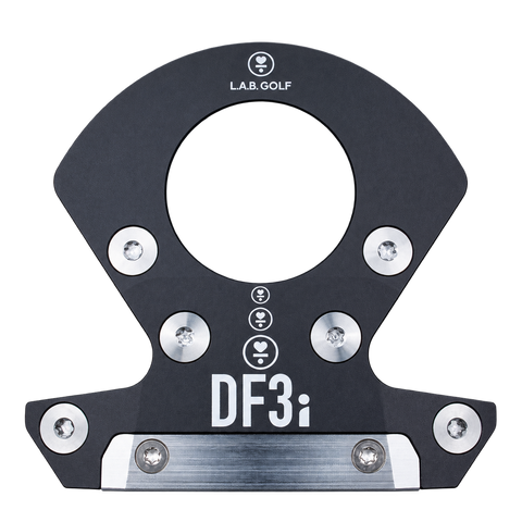 L.A.B. Golf DF3i Stock Putter Black – sole view