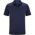 Levelwear Inlay navy golf polo, front product view