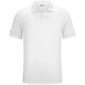 Levelwear Inlay white golf polo, front product view