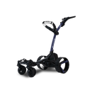 MGI Zip Navigator All Terrain electric golf trundler Matte Navy - front three-quarter view