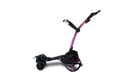 MGI Zip Navigator All Terrain electric golf trundler Passion Pink - left side view
