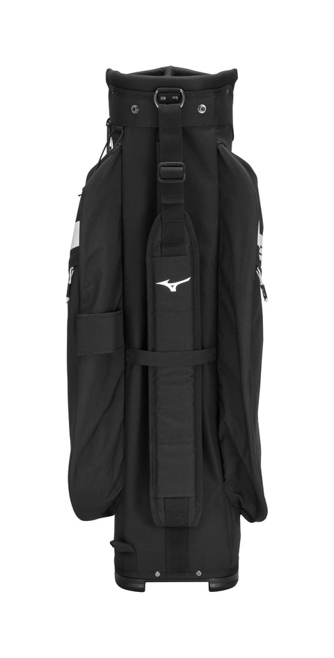 Mizuno 2024 BR-D3 Cart Bag Black/White rear view
