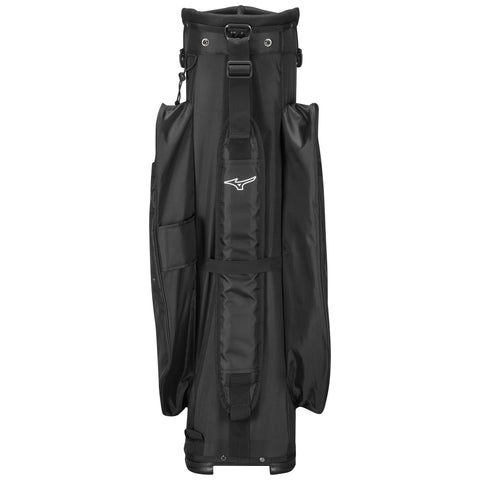 Mizuno 2026 BR-D3 Cart Bag Black/White rear view
