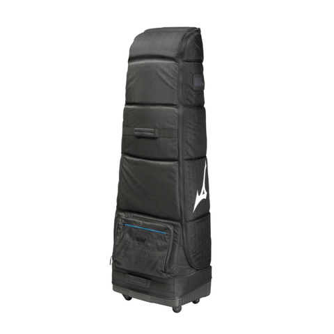 Mizuno 2026 Travel Cover in black with blue detailing