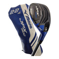 Actual Mizuno JPX 900 4 Hybrid, 22° Adjustable, Fujikura Pro 63 Regular, Right-Handed, Used - Fair on white background