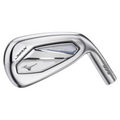 The Mizuno JPX925 Hot Metal Irons Set (5-PW + GW) with NS Pro Neo shafts features a modern silver design, visible Mizuno branding, and 921 on the hosel—ideal for golfers wanting premium mid-handicap irons.