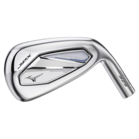 The Mizuno JPX925 Hot Metal Irons Set (5-PW + GW) with NS Pro Neo shafts features a modern silver design, visible Mizuno branding, and 921 on the hosel—ideal for golfers wanting premium mid-handicap irons.