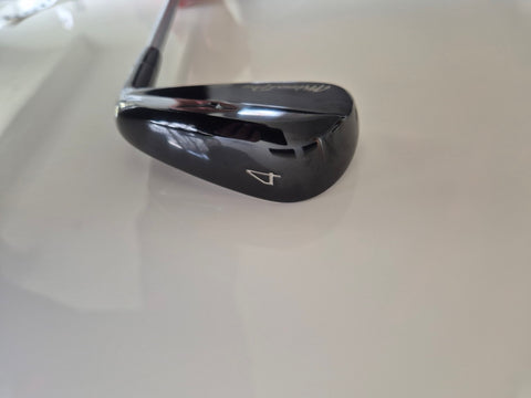 Mizuno Pro Fli-Hi number 4 driving iron sole detail
