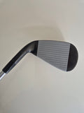 Mizuno Pro Fli-Hi 4 driving iron clubface showing minimal use