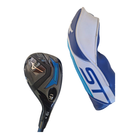 Actual Mizuno ST-Z 230 Hybrid, 19°, LIN-Q 75 F4 Stiff, Right-Handed, Used - Excellent on white background