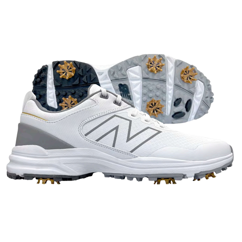 New Balance 2026 Brighton V2 Spiked Women's Golf Shoes | White/Grey
