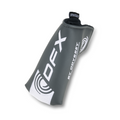 A black and white Odyssey headcover with bold white lettering and circular designs, shown on a white background. Ideal for protecting your Odyssey 2025 DFX One CH Putter.