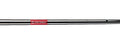 Close-up of an Odyssey Mens Chipper - Left Hand by Odyssey, featuring a red and white label on the shaft against a white background—an excellent club to boost your short game performance.
