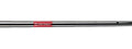 Close-up of an Odyssey Mens Chipper - Left Hand by Odyssey, featuring a red and white label on the shaft against a white background—an excellent club to boost your short game performance.