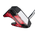 Red, black, and silver Odyssey Ai-DUAL #7 DB Putter head.