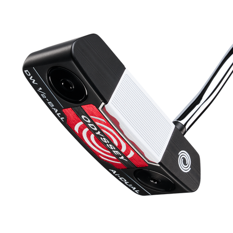 Odyssey Ai-DUAL Double Wide Half Ball Putter top address view