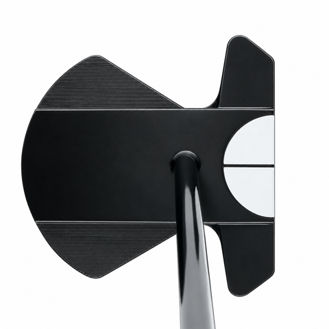 Odyssey Ai-DUAL Square 2 Square MAX ½ Ball Putter | Left-Handed at address; main image digitally adapted to show left-hand orientation