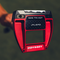 Odyssey Square 2 Square TRI-HOT Jailbird Putter shaft and grip detail