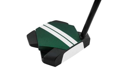 Odyssey TRTL Max Broomstick Double Bend putter, angled face view showing the Ai-Star insert
