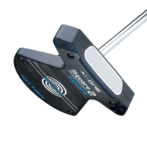 Sole view of the Odyssey Ai-ONE Square 2 Square Max Stripe Putter 