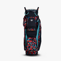 Ogio Silencer Cart Bag 25 Confetti bag showing the front of the bag and the handle grips