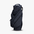 Ogio Silencer Cart Bag 25 Black Golf bag showing the side angle 