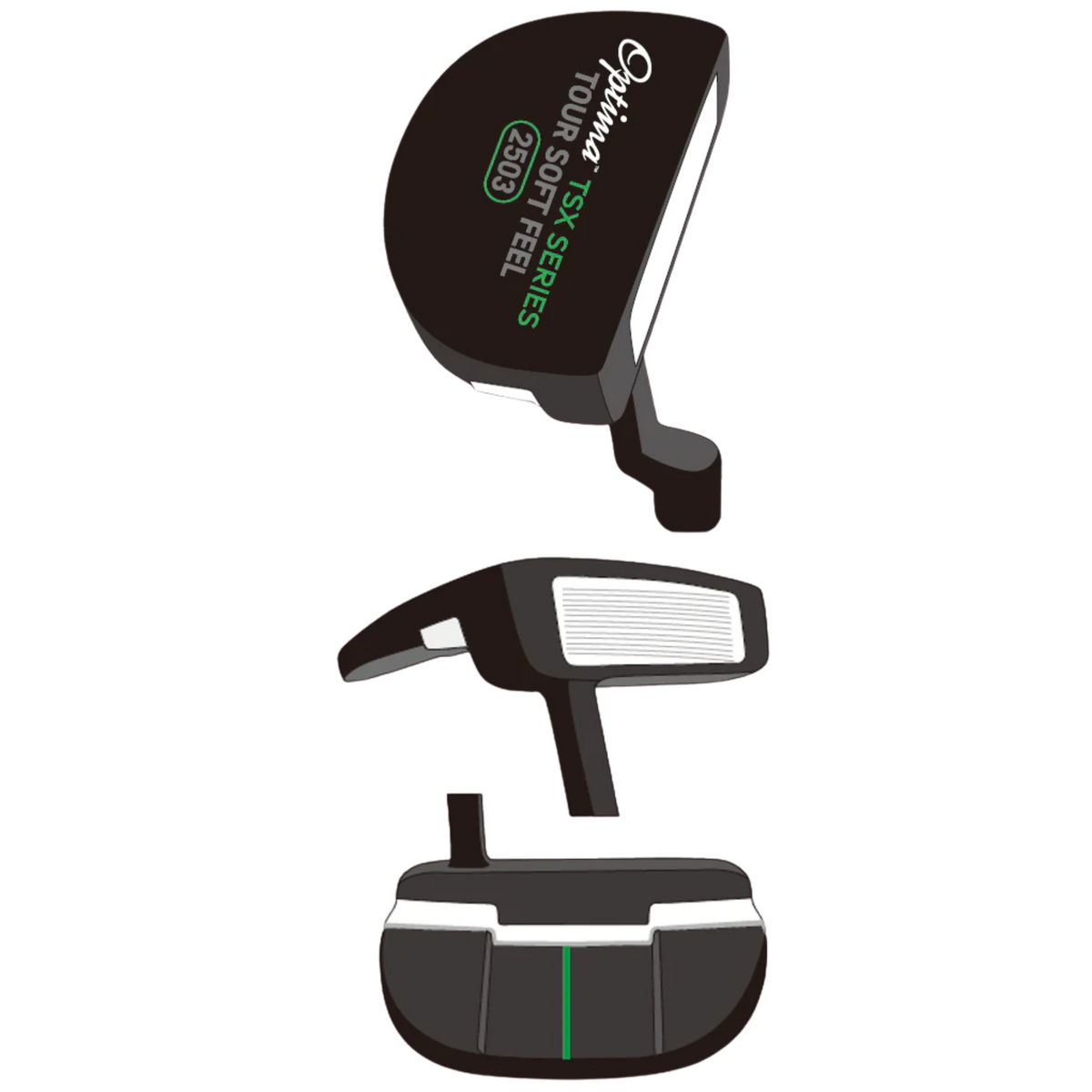 Optima TSX Putter Range | Smooth Roll, Clean Setup